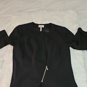 Black Zippered Blazer SIZE 10